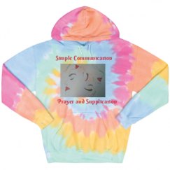 Unisex Tie-Dye Fleece Hoodie