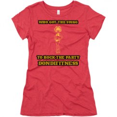 Ladies Slim Fit Super Soft Triblend Tee