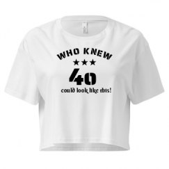 Ladies Festival Cali Crop Top Tee