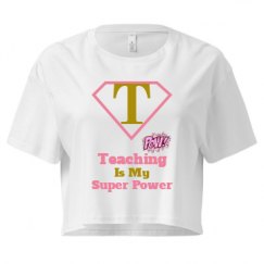 Ladies Festival Cali Crop Top Tee