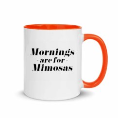 11oz Ceramic Mug with Color Inside