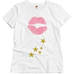 Pink lips star top