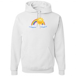Rainbow sun hoodie