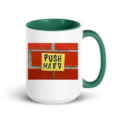 15oz Ceramic Mug with Color Inside