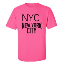 Unisex Ultra Cotton Safety Neon Crewneck Tee