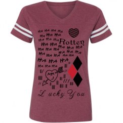 Ladies Relaxed Fit Vintage Sports Tee