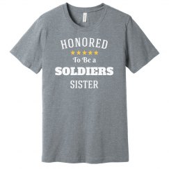 Honored to be soldier's sister