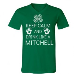 Unisex V-Neck Jersey Tee