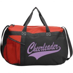 black/purple cheer bag