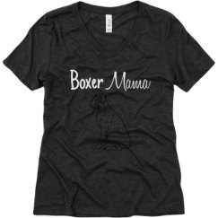 Ladies Relaxed Fit Super Soft Triblend V-Neck Tee