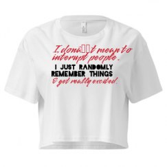 Ladies Festival Cali Crop Top Tee