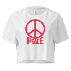 Ladies Festival Cali Crop Top Tee