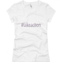 Ladies Slim Fit Basic Promo Jersey Tee