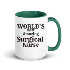 15oz Ceramic Mug with Color Inside