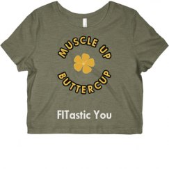 Ladies Slim Fit Crop Top Tee