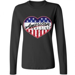 Ladies Relaxed Fit Basic Long Sleeve Tee