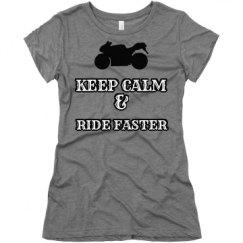 Ladies Slim Fit Super Soft Triblend Tee