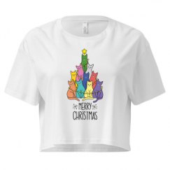 Ladies Festival Cali Crop Top Tee