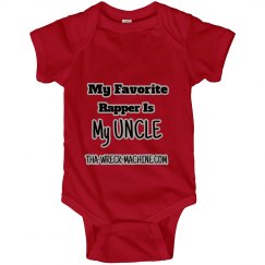 favorite rapper niece & nephew onesie 