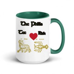 15oz Ceramic Mug with Color Inside