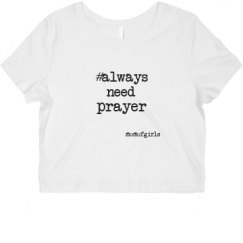 Ladies Slim Fit Crop Top Tee