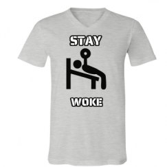 Unisex V-Neck Jersey Tee