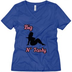 Ladies Relaxed Fit V-Neck Tee