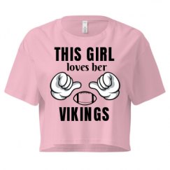 Ladies Festival Cali Crop Top Tee