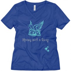 Ladies Relaxed Fit V-Neck Tee