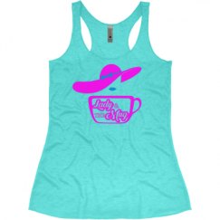 Ladies Slim Fit Super Soft Racerback Triblend Tank