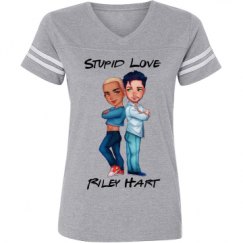 Ladies Relaxed Fit Vintage Sports Tee