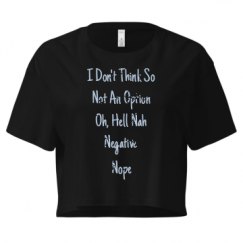 Ladies Festival Cali Crop Top Tee