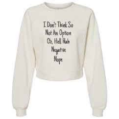 Women's Raglan Pullover Fleece