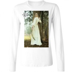 Ladies Relaxed Fit Basic Long Sleeve Tee