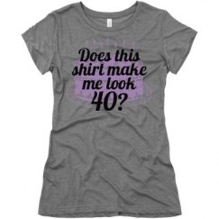 Ladies Slim Fit Super Soft Triblend Tee