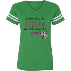 Ladies Relaxed Fit Vintage Sports Tee