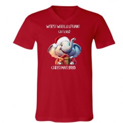 Unisex V-Neck Jersey Tee