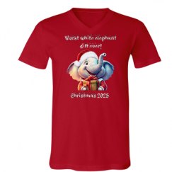 Unisex V-Neck Jersey Tee