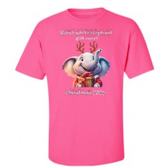 Unisex Ultra Cotton Safety Neon Crewneck Tee