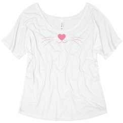 Ladies Flowy Slouchy Tee