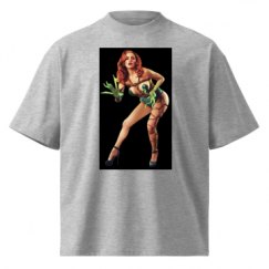 Unisex Organic Oversized High Neck T-Shirt