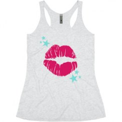Ladies Slim Fit Super Soft Racerback Triblend Tank