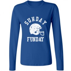 Ladies Relaxed Fit Basic Long Sleeve Tee