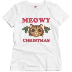 Meowy Xmas Tee