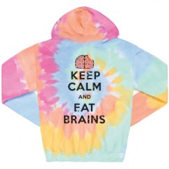 Unisex Tie-Dye Fleece Hoodie