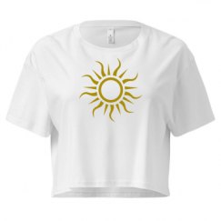 Ladies Festival Cali Crop Top Tee