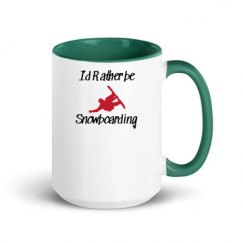 15oz Ceramic Mug with Color Inside