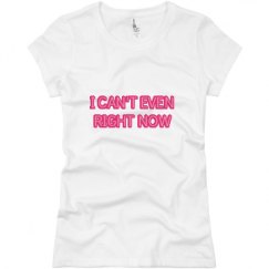 Ladies Slim Fit Basic Promo Jersey Tee