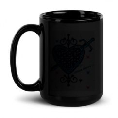 15oz Black Glossy Mug