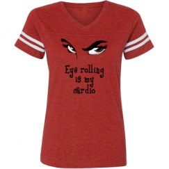 Ladies Relaxed Fit Vintage Sports Tee